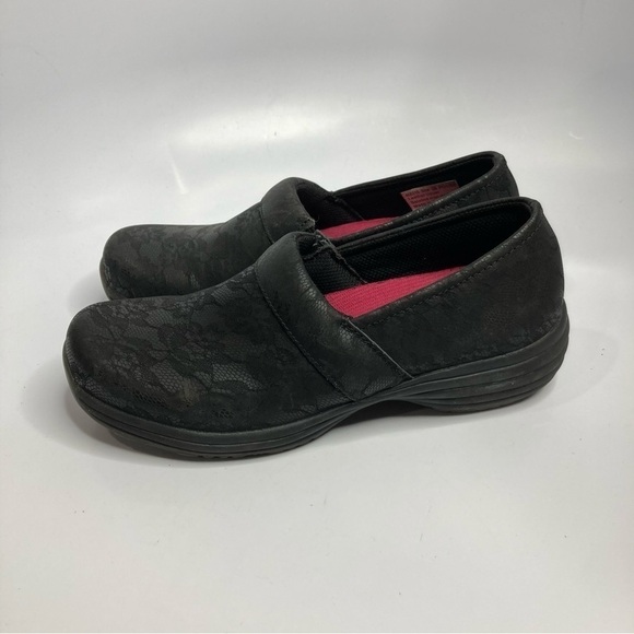 Sanita clogs o2 black leather floral size 38 - Picture 4 of 6